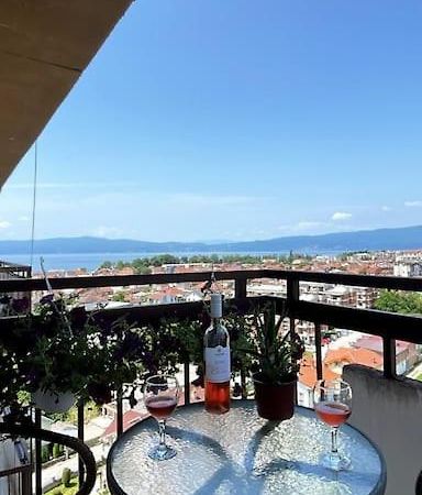 Stunning Lake And Mountain Views - Velkoski Apartments Ohrid Exterior foto
